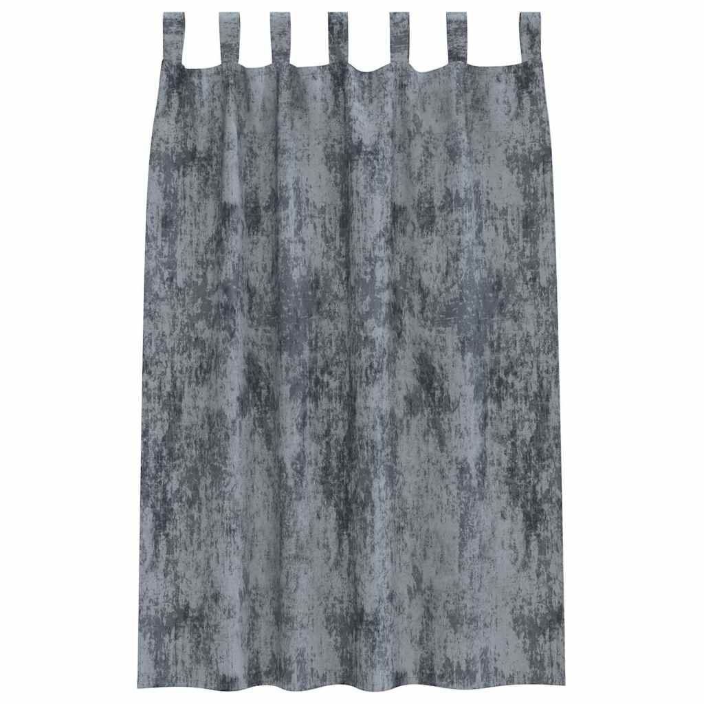 Samtvorhänge mit Vorhängen 2 pcs Weinrot 140 x 140 cm Samt