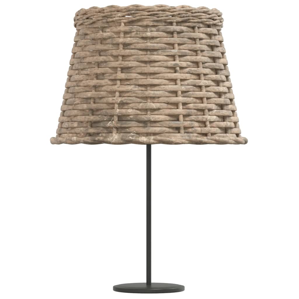 Lampenschirm Weiß Ø15x12 cm Korbweide