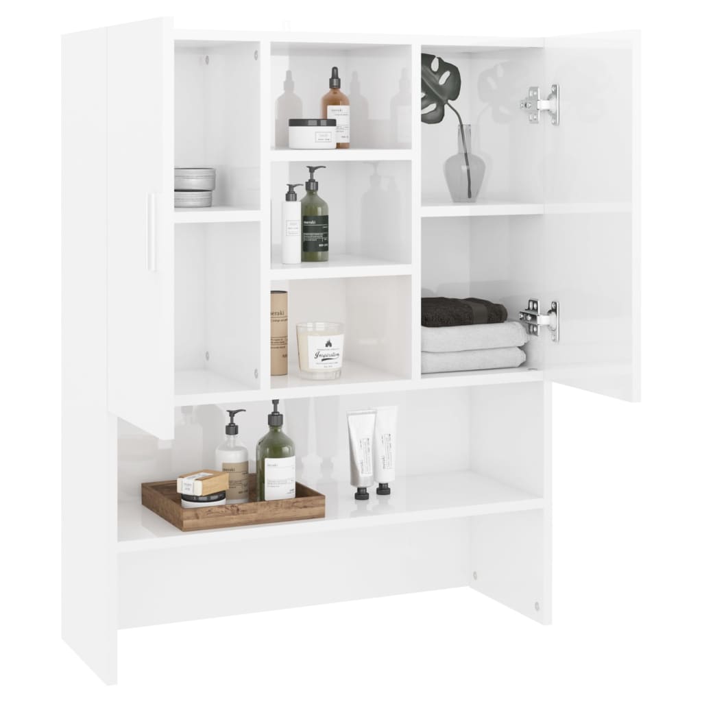 Waschmaschinenschrank Weiß 70,5x25,5x90 cm