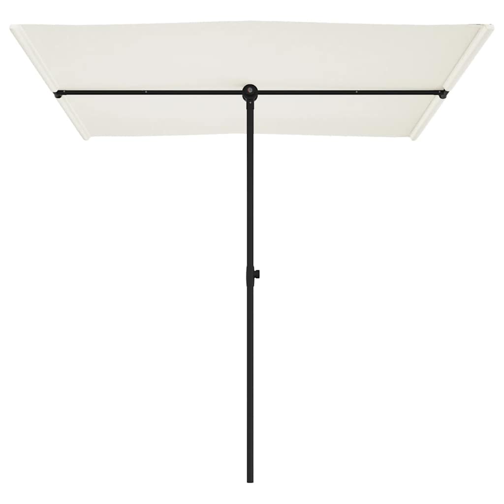 Sonnenschirm mit Aluminium-Mast 180x110 cm Bordeauxrot
