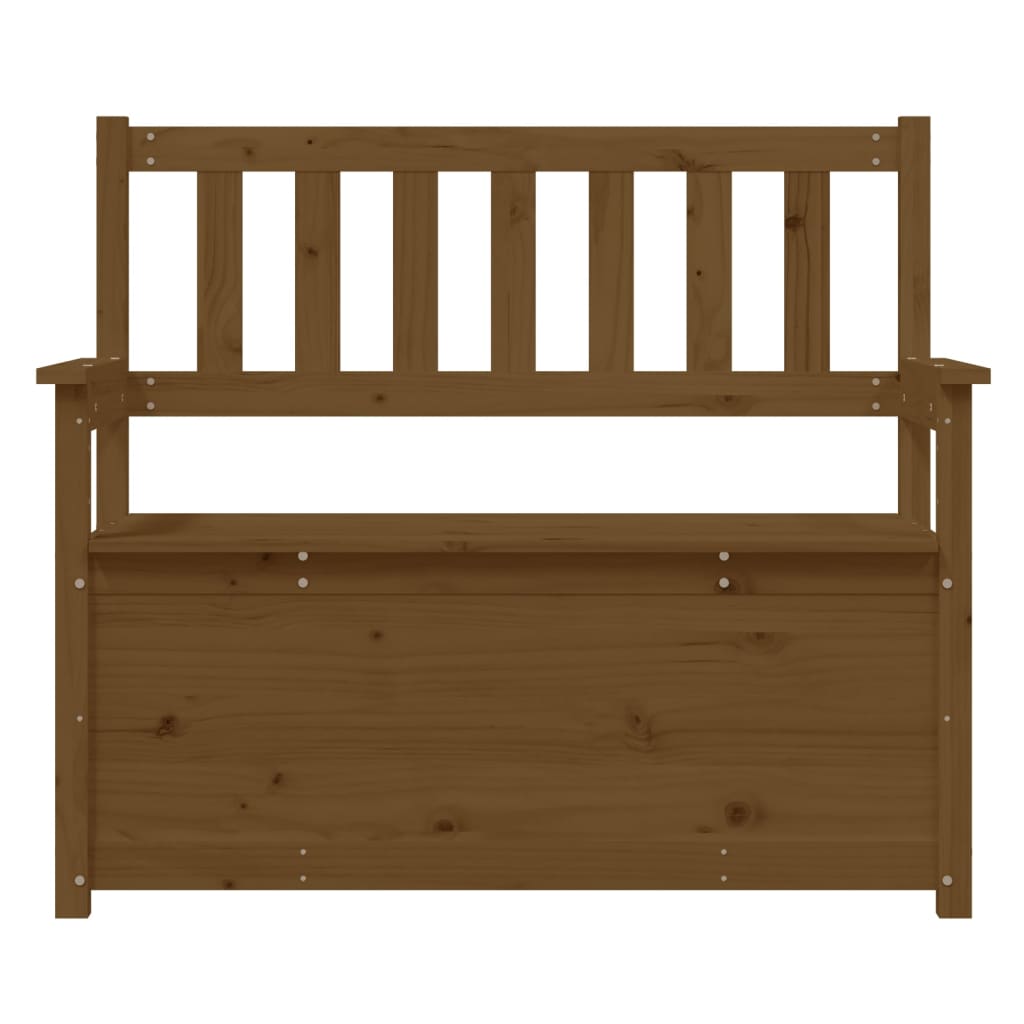Sitzbank 112,5x51,5x96,5 cm Massivholz Kiefer