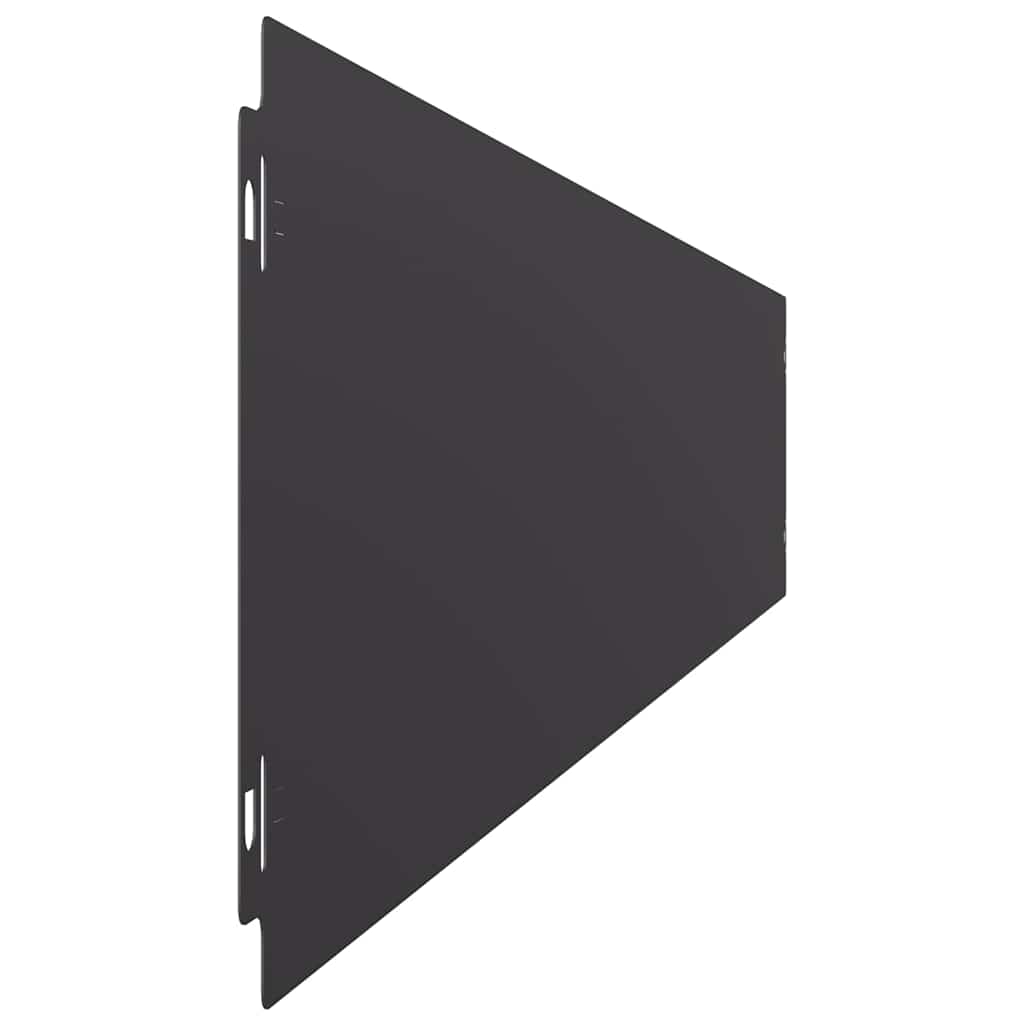 Raseneinfassung 10 pcs 10 x 103 cm Wetterfeststahl Rostig