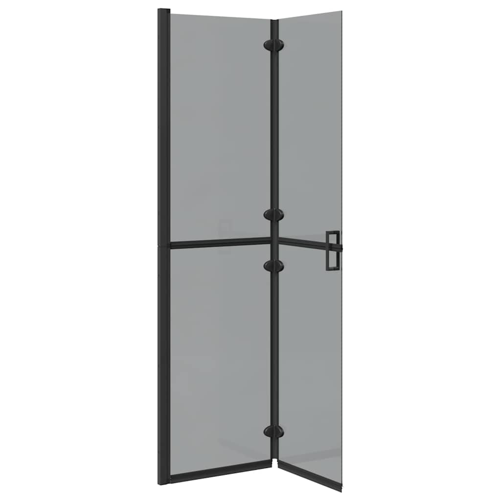 Faltbare begehbare Duschwand Transparentes ESG Glas 70x190 cm