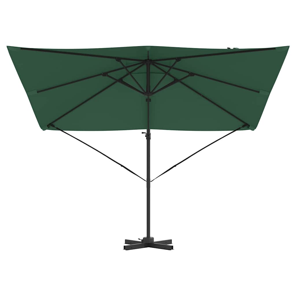 Roma Parasol Beige 286 x 284 x 265 cm Aluminium und Polyester