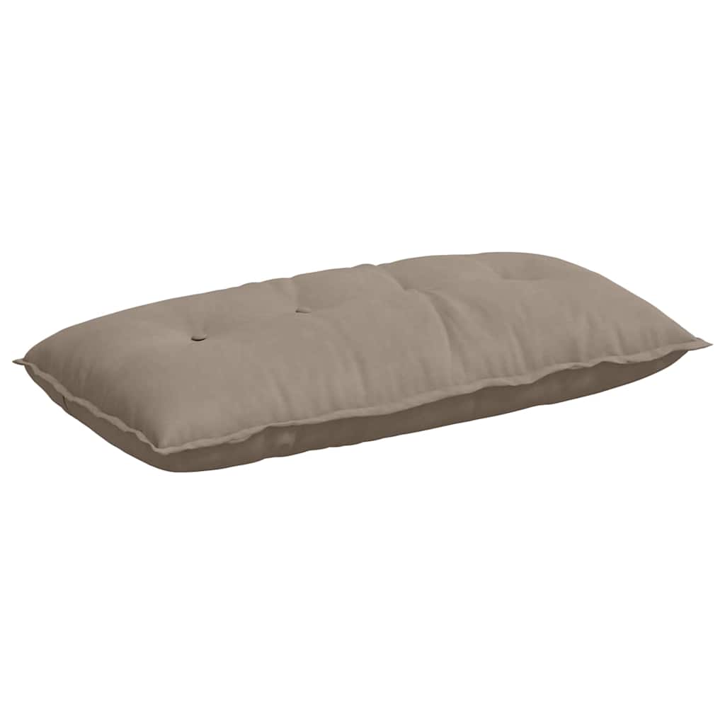 Rückenkissen Taupe 50 x 45 cm Mikrofaserstoff