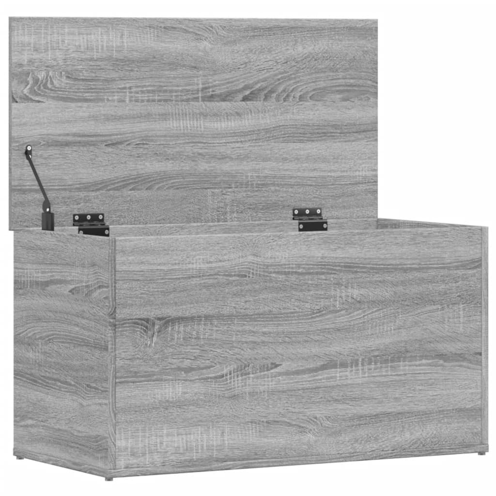 Aufbewahrungstruhe Weiß 84x42x46 cm Holzwerkstoff