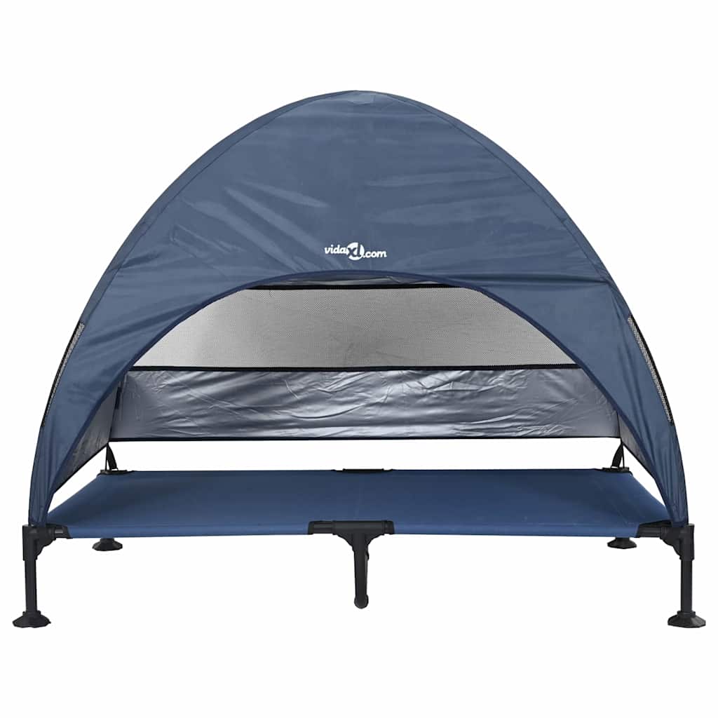 Hochgelegtes Hundebett Hellgrau 127 x 81 x 108 cm