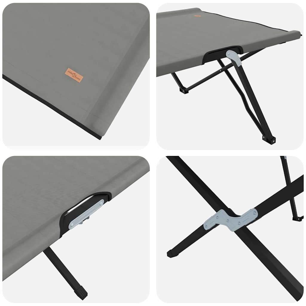 Klapp Schlafbett fürs Camping Blau 206 x 76 x 74 cm