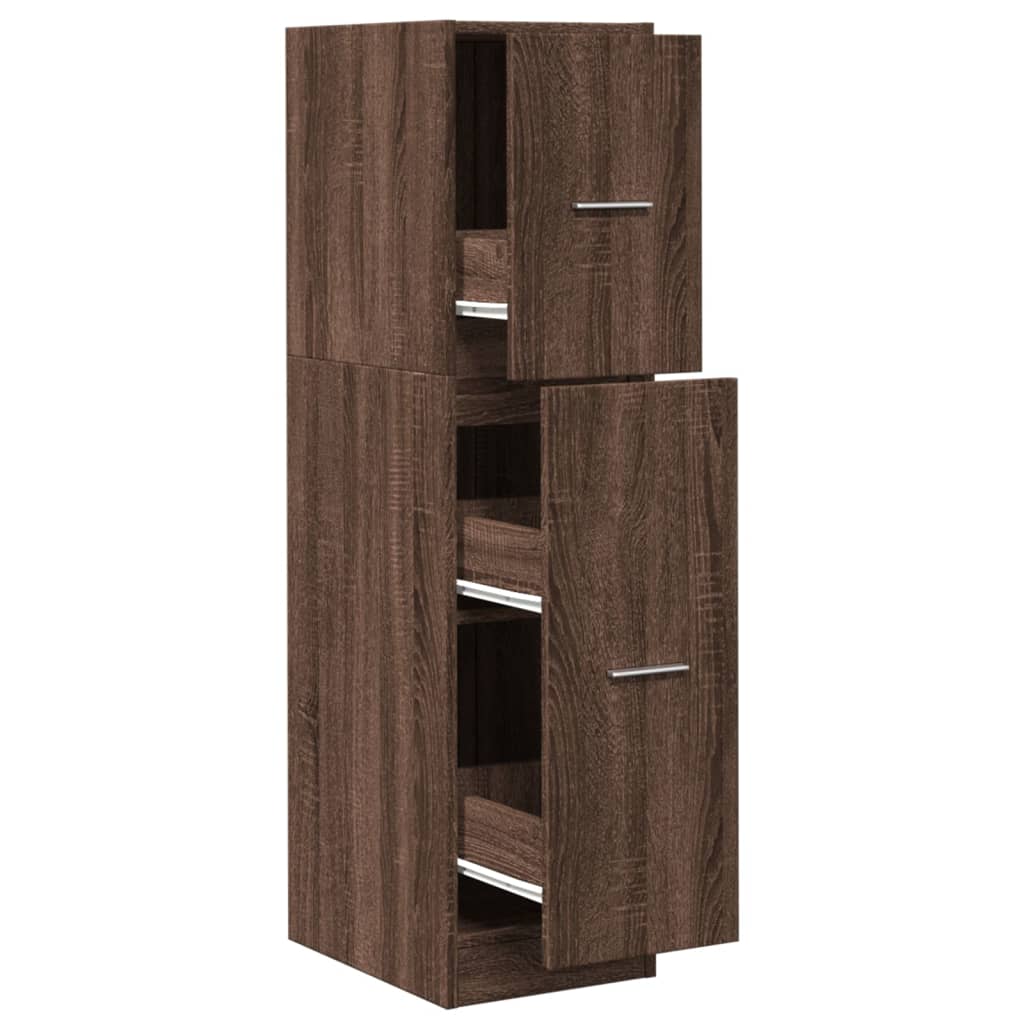 Apothekerschrank Weiß 30 x 41 x 174,5 cm Holzwerkstoff