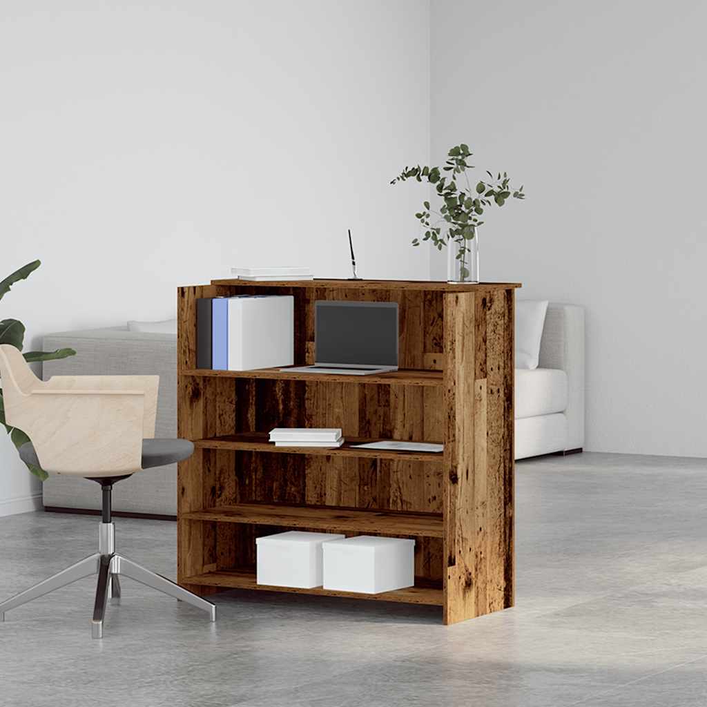 Empfangstresen Weiß 100 x 50 x 103,5 cm Holzwerkstoff