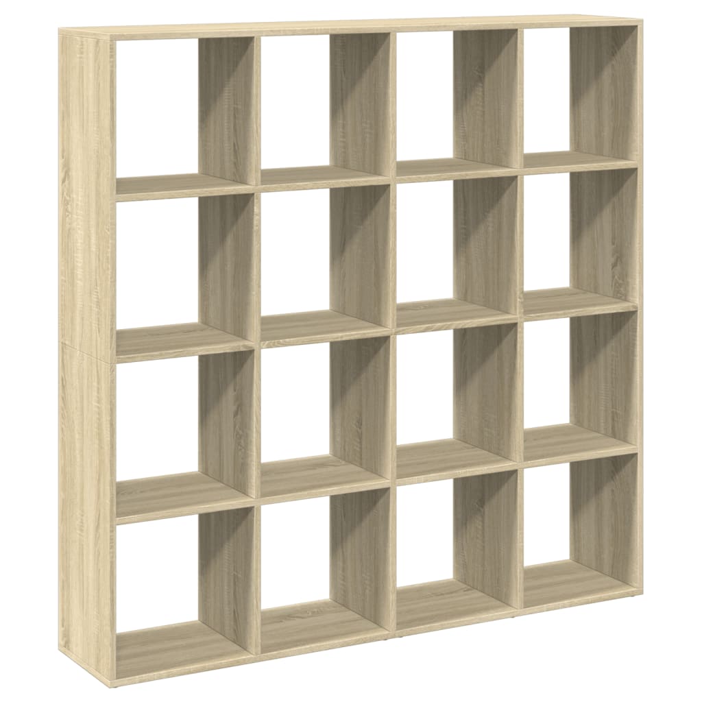 Bücherregal Weiß 137,5x29x137,5 cm Holzwerkstoff