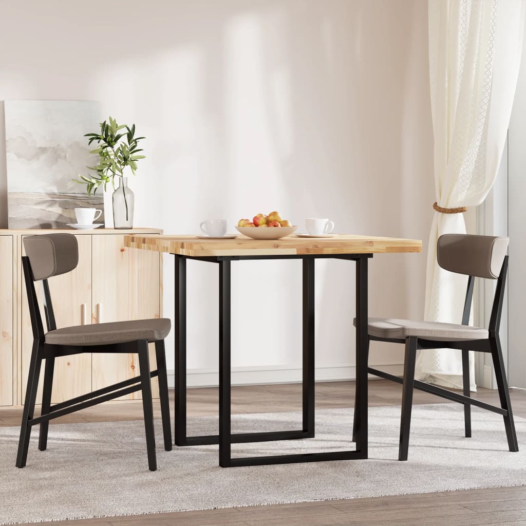 Tischplatte Rund Ø40x2 cm Massivholz Akazie