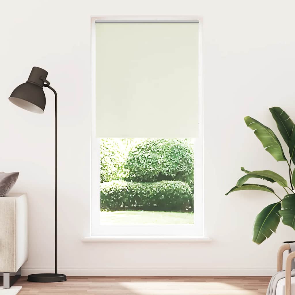 Verdunkelungsrollo 84,4 x 175 cm, Stoffbreite 80 cm, Weiß