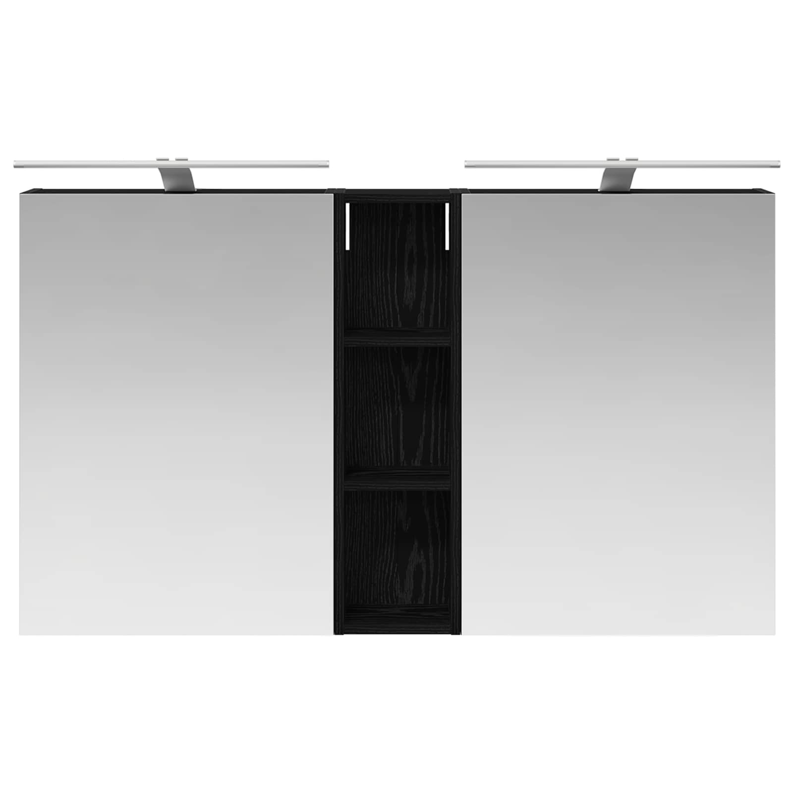 Badezimmerschrank-Set 3 pcs 80 x 10,5 x 50 cm Holzwerkstoff