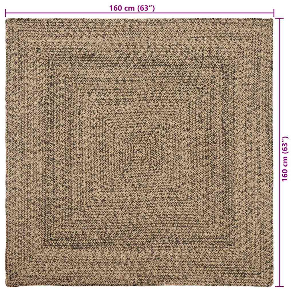 Bereichsteppiche Natürlich und Weiß 60 x 110 cm Jute
