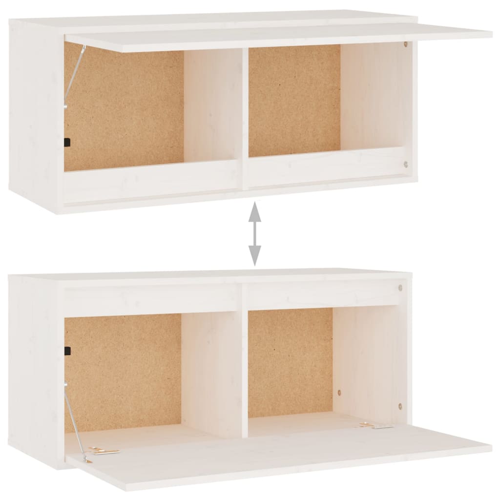 5-teiliges TV-Schrank-Set Massivholz Kiefer