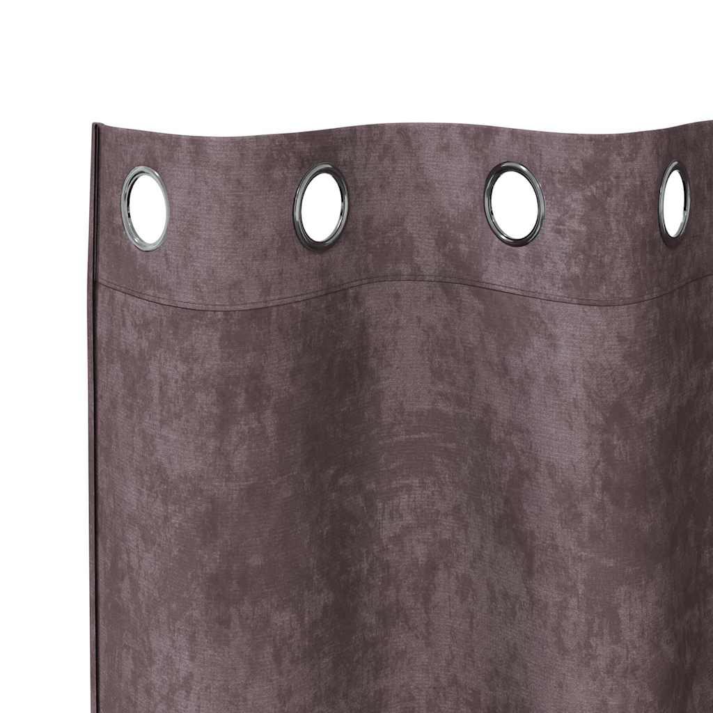 Samtvorhänge mit Vorhängen 2 pcs Weinrot 140 x 140 cm Samt