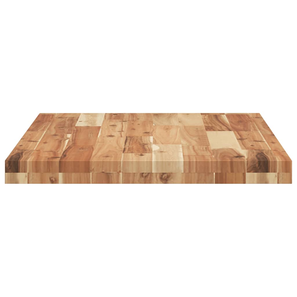 Tischplatte Rechteckig 60x50x2 cm Massivholz Akazie