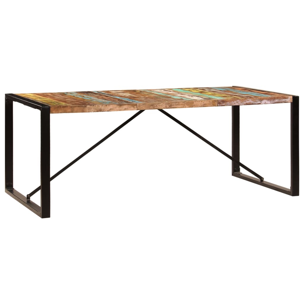 Esstisch 220x100x75 cm Massivholz Akazie