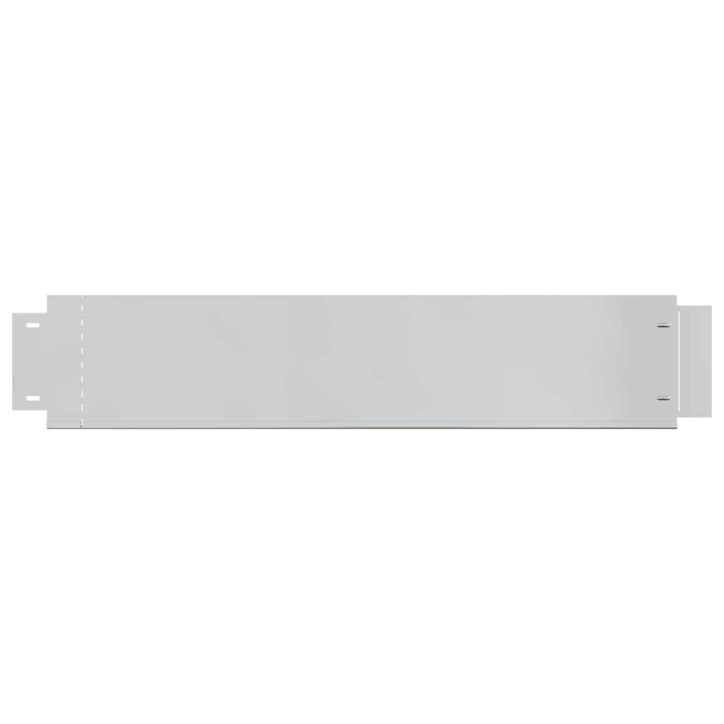 Flexible Rasenkante 5-er Set Verzinkter Stahl 100x14 cm