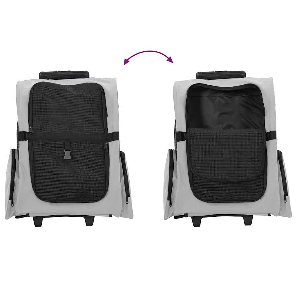Trolley für Haustiere 3-in-1 Faltbar Beige