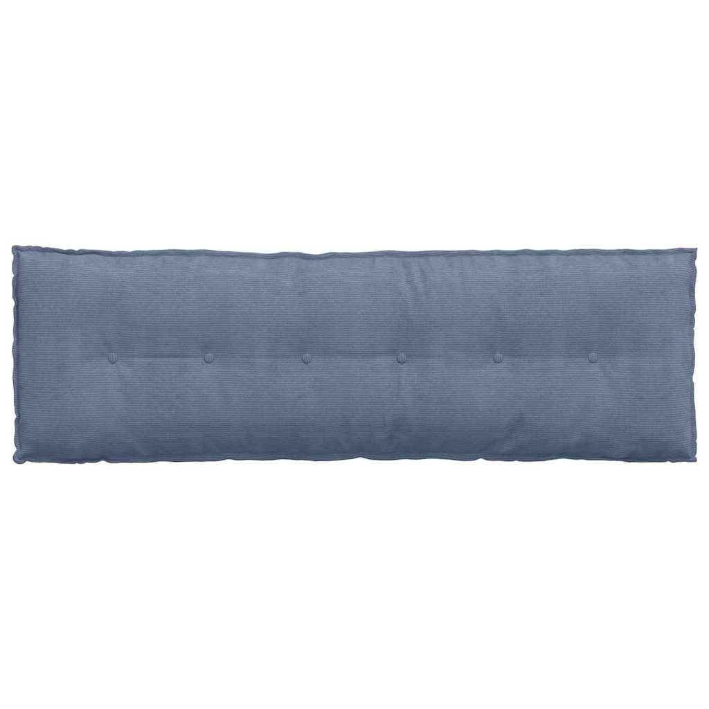 Rückenkissen Hellgrau 50 x 45 cm Cordstoff