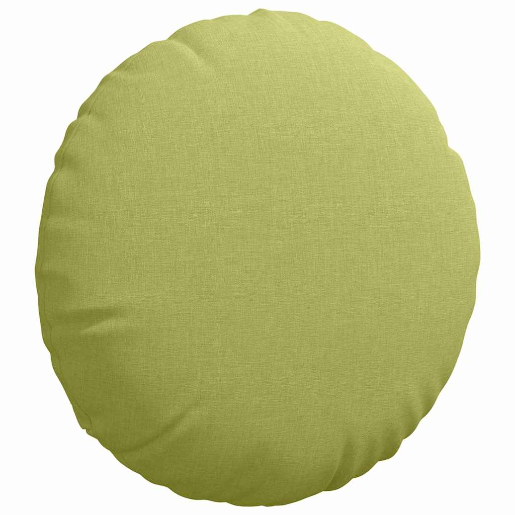Sitzkissen 2 pcs Hellgrau Ø30 x 13 cm Stoff