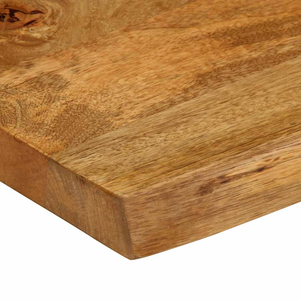 Tischplatte 40x40x2,5 cm Rechteckig Massivholz Akazie Baumkante