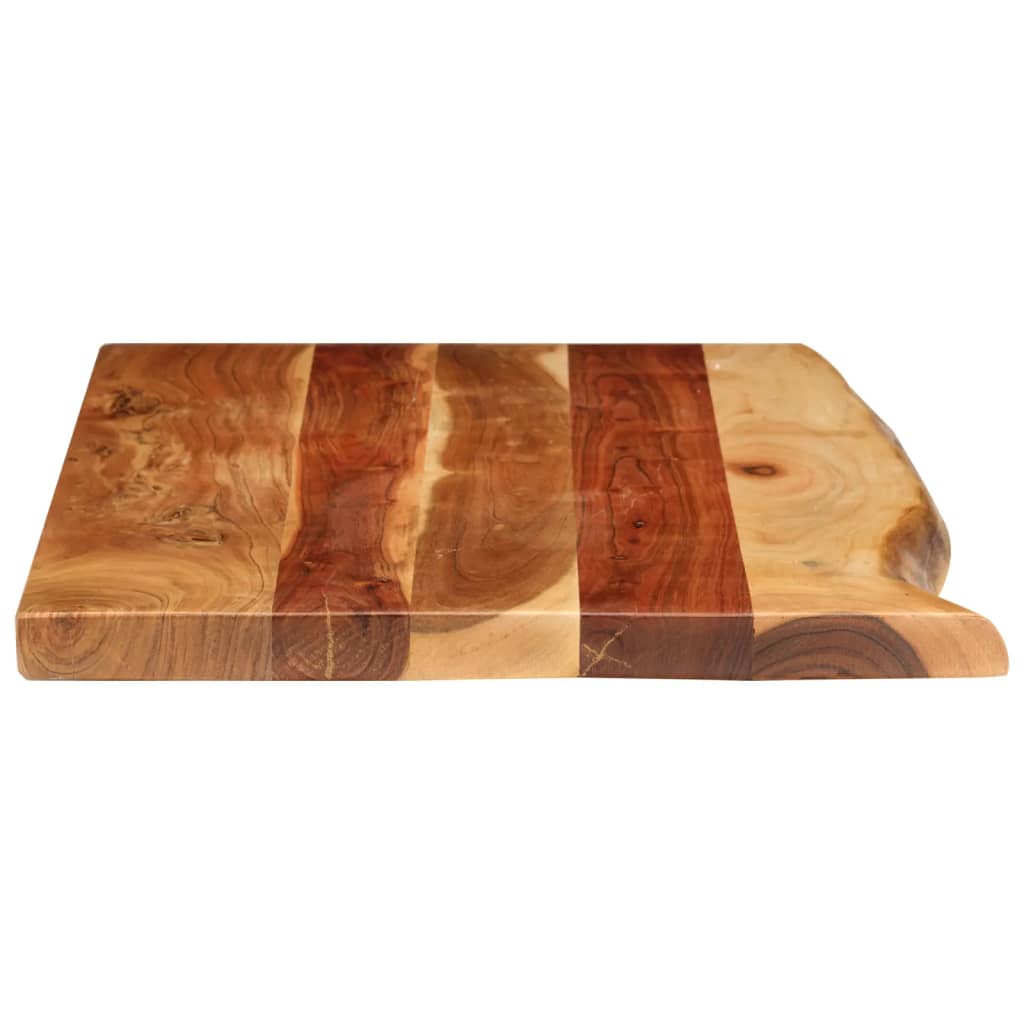 Badezimmer-Waschtischplatte Massivholz Akazie 100x52x2,5 cm