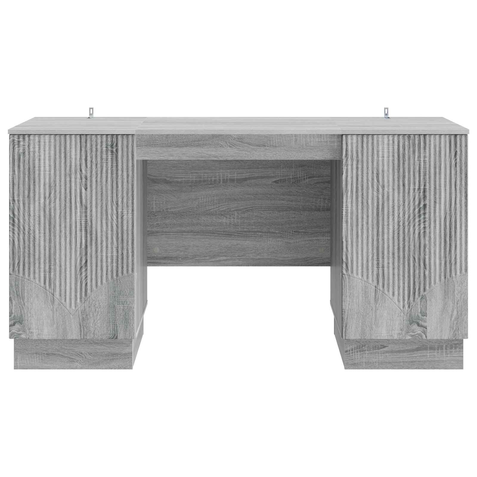 Schreibtisch mit Regal Schwarz 142,5 x 50 x 75 cm Holzwerkstoff
