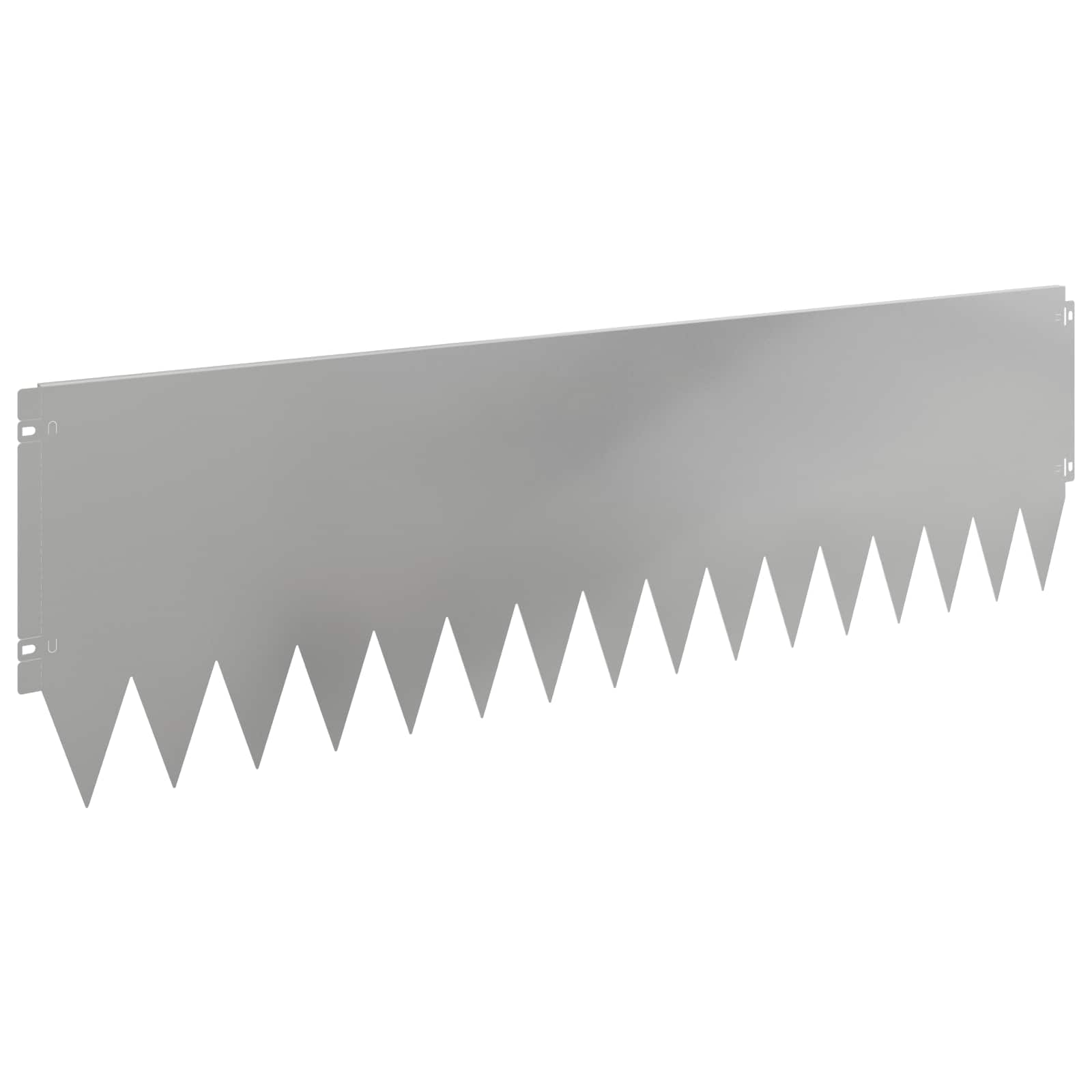 Raseneinfassung 10 pcs 103 x 10 cm Stahl Schwarz