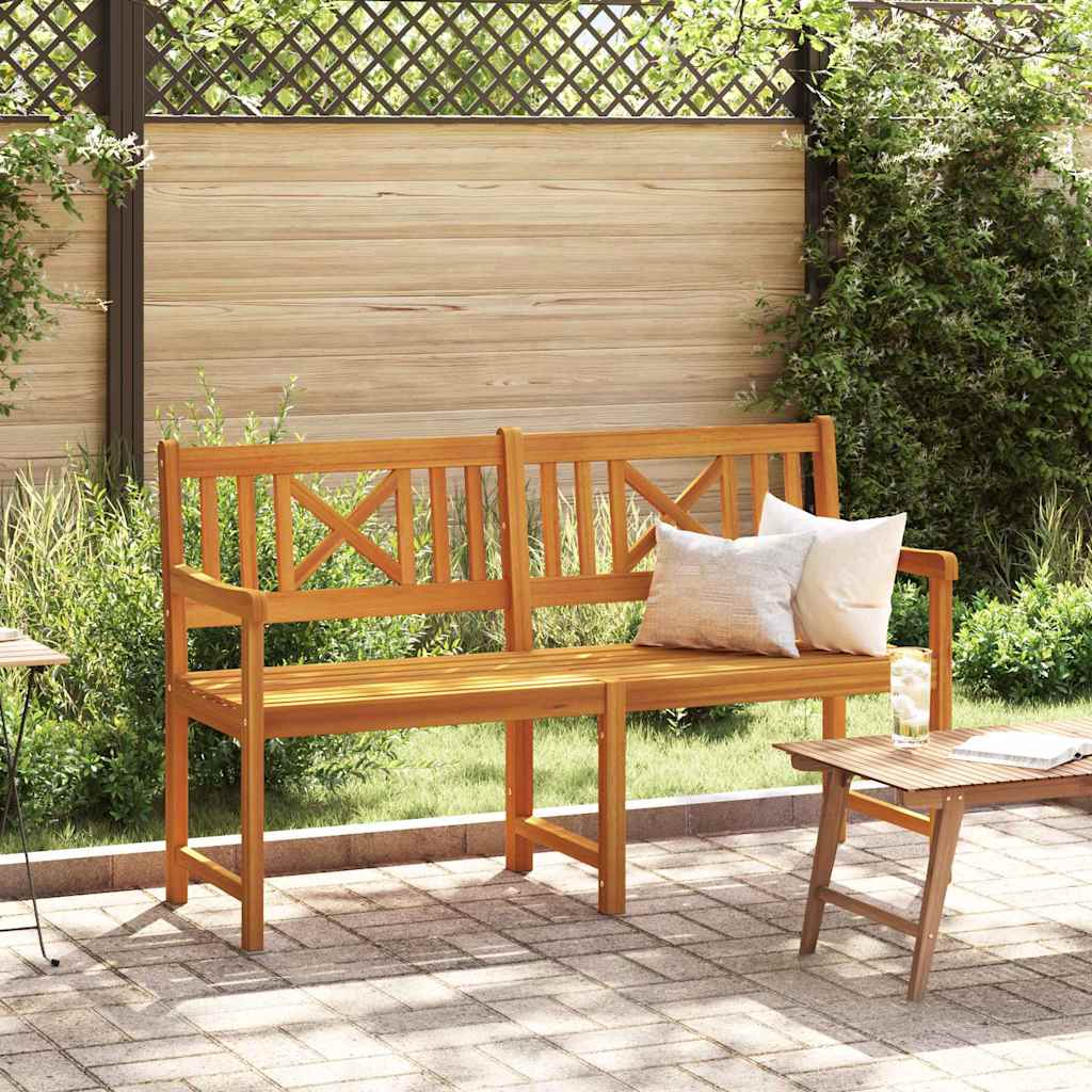 Bank Outdoor Natur 110 x 56 x 90 cm Massivholz Akazie