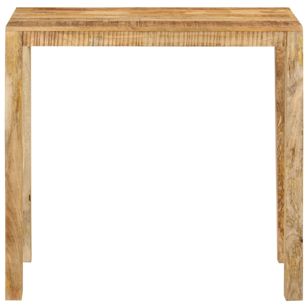 Konsolentisch 110x35x76 cm Raues Mangoholz