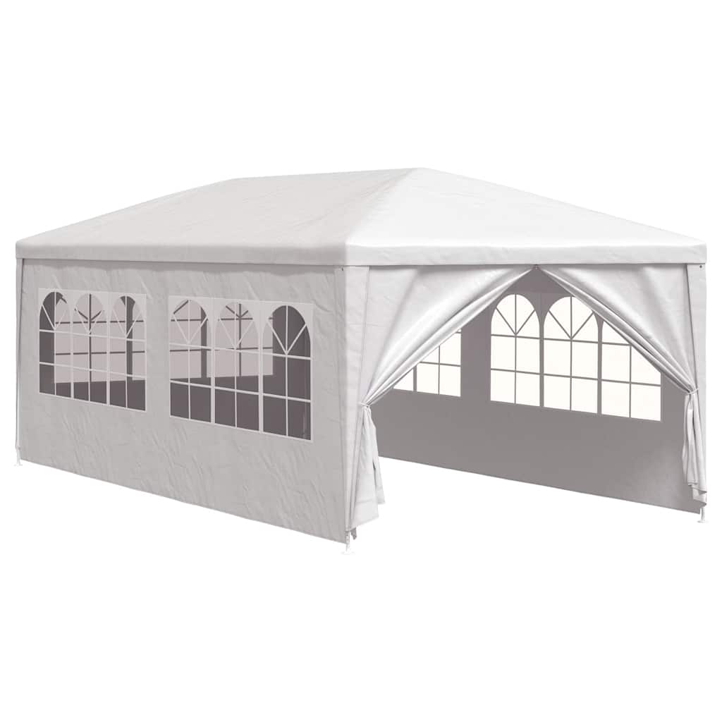 Party-Zelt 400 x 300 x 255 cm Rot PE und Stahl
