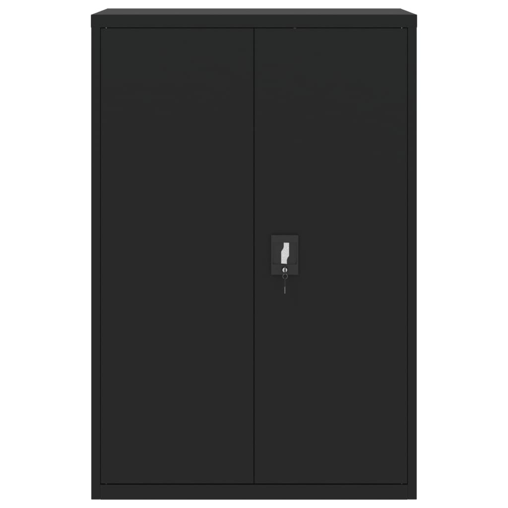 Aktenschrank Weiß 90x40x110 cm Stahl