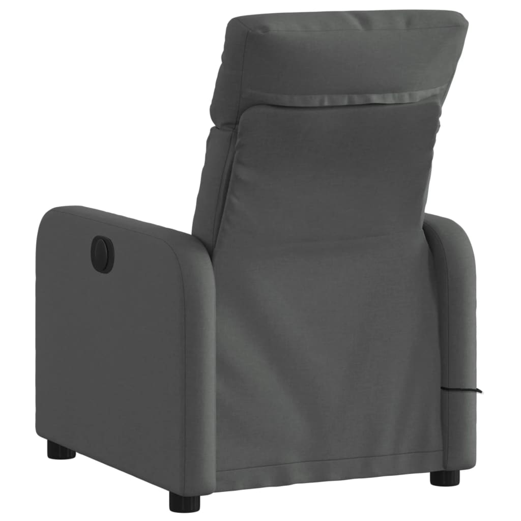Massage-Relaxsessel Hellgrau Stoff