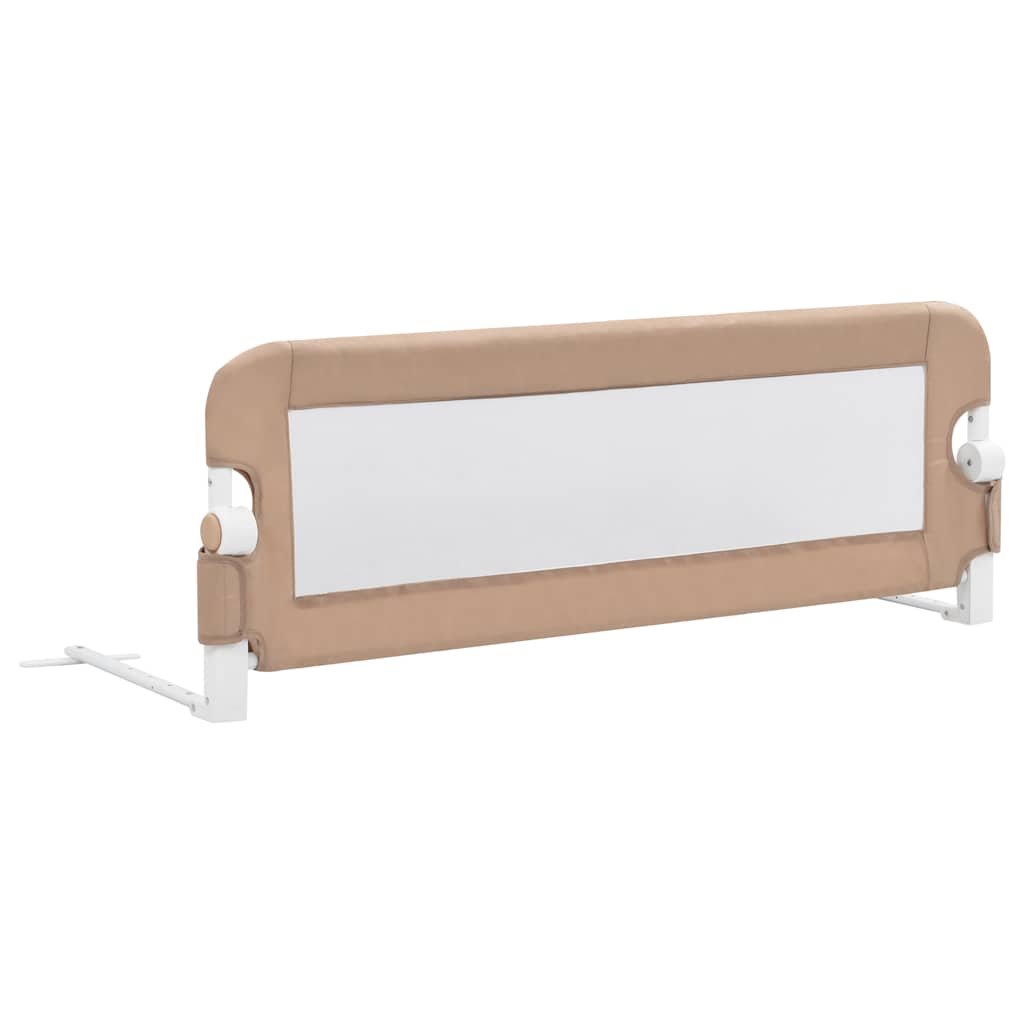 Kleinkind-Bettschutzgitter Taupe 102x42 cm Polyester