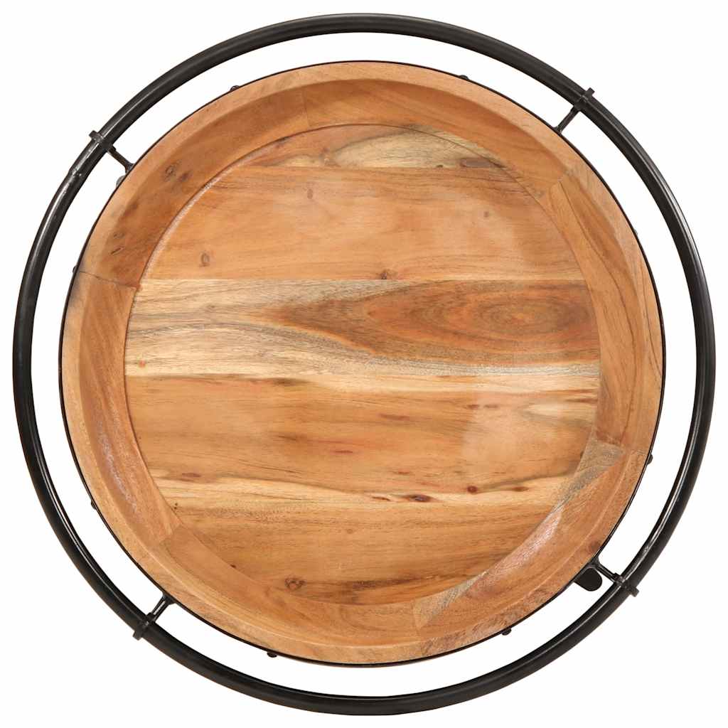 Beistelltisch Ø55x60 cm Massivholz Mango