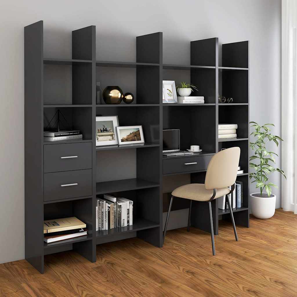 Bücherregal Weiß 40x35x180 cm Holzwerkstoff