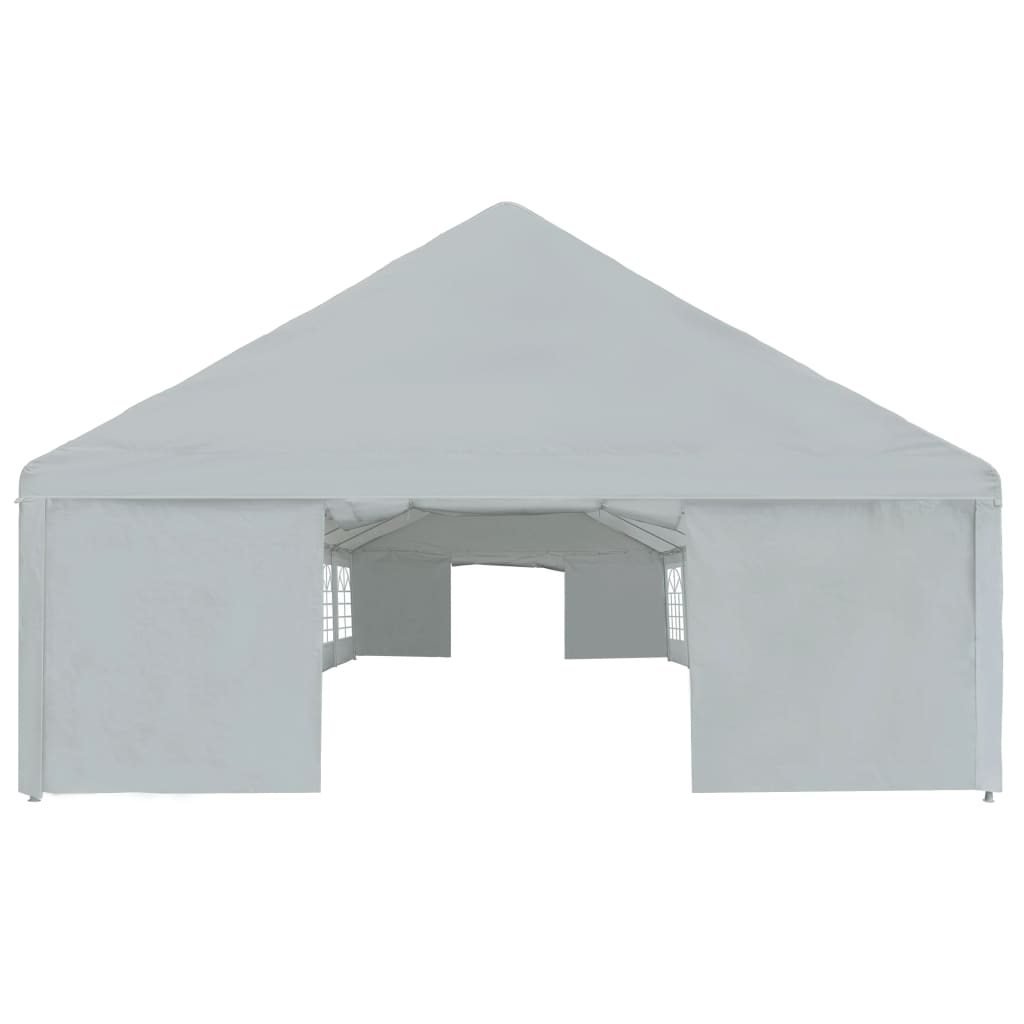 Partyzelt PE 4x8 m Grau