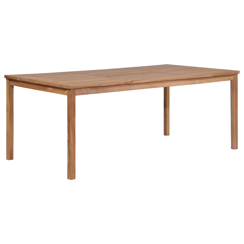 Garten-Esstisch 140x80x77 cm Massivholz Teak
