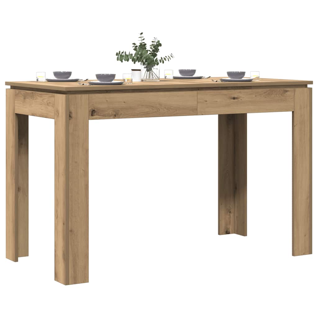 Esstisch Weiß 120x60x76 cm Holzwerkstoff