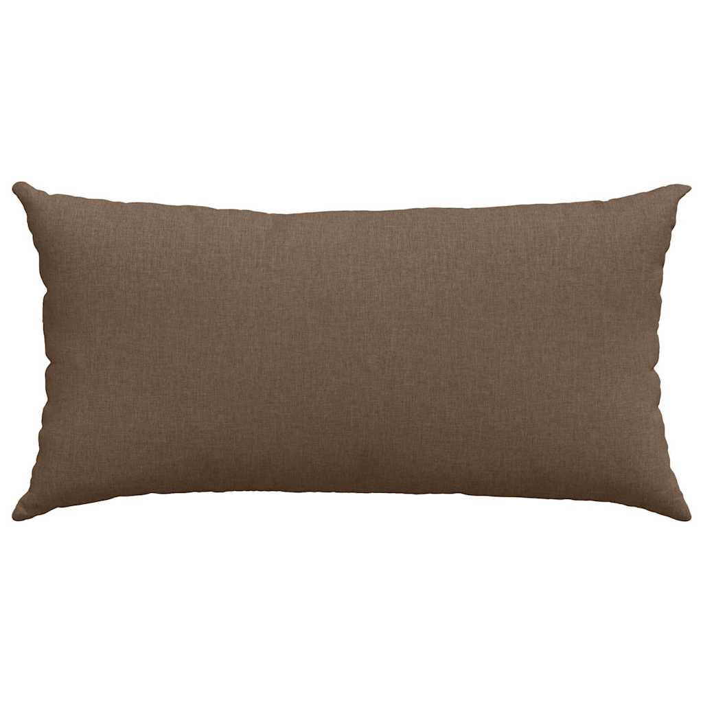 Sofakissen 2 pcs Hellgrau 50 x 30 cm Stoff