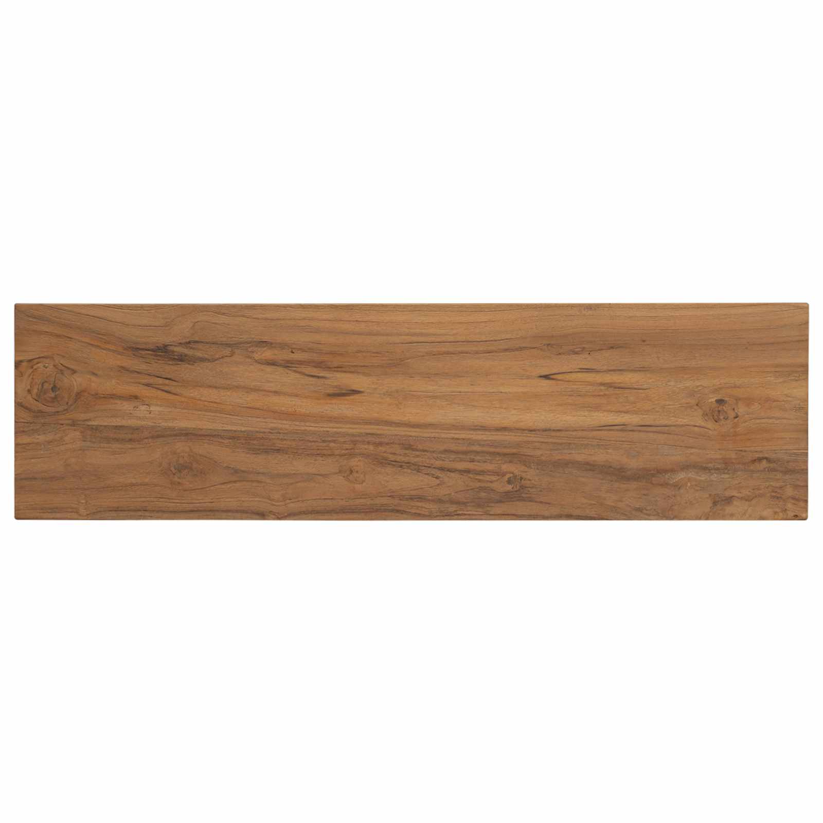 Konsolentisch Natur 90 x 30 x 80 cm Massivholz Teak