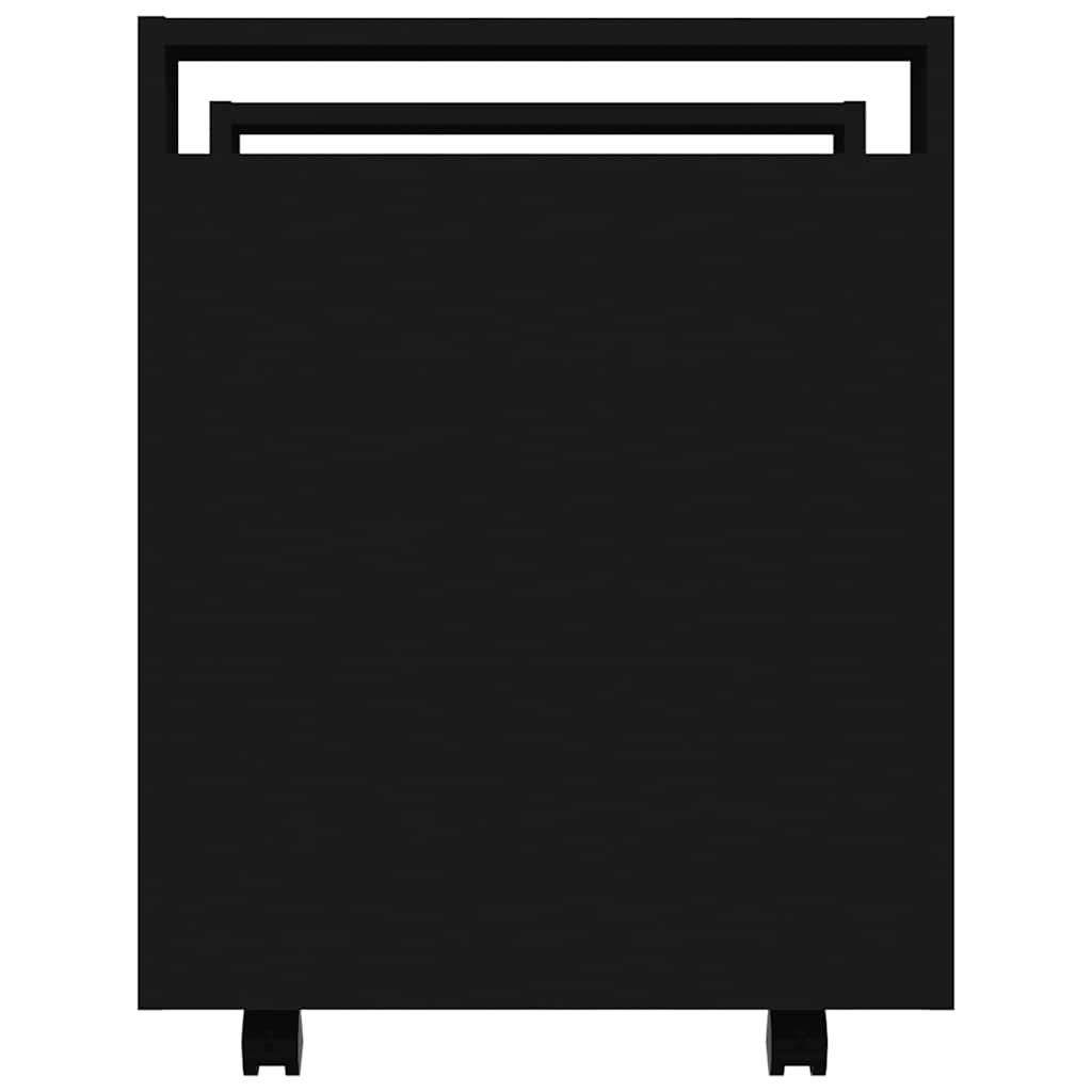 Bürowagen Weiß 60x45x60 cm Holzwerkstoff