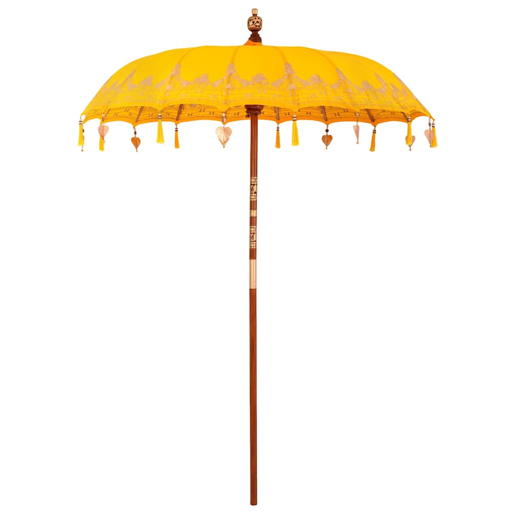 Balinesischer Sonnenschirm Creme 185 x 185 x 260 cm