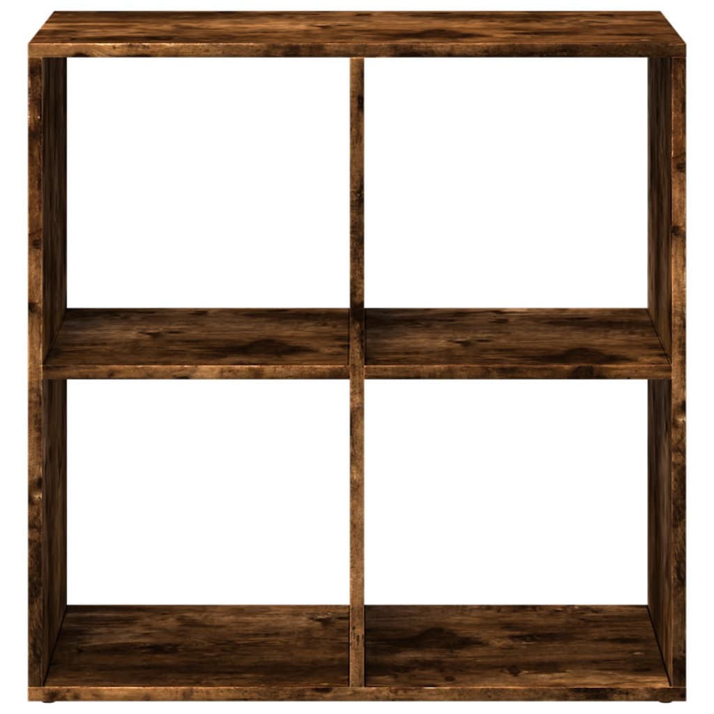 Bücherregal Weiß 137,5x29x137,5 cm Holzwerkstoff