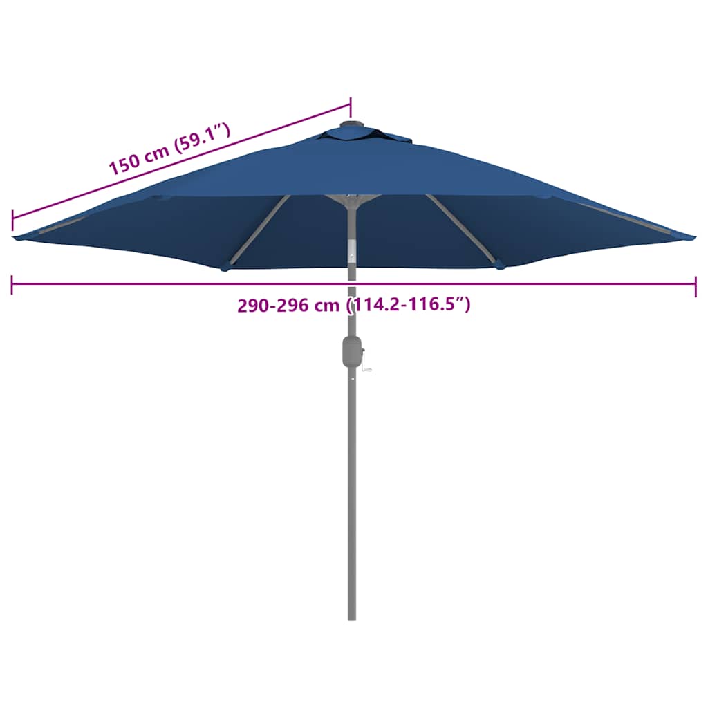 Ersatzbezug für Sonnenschirm Grün 300 cm