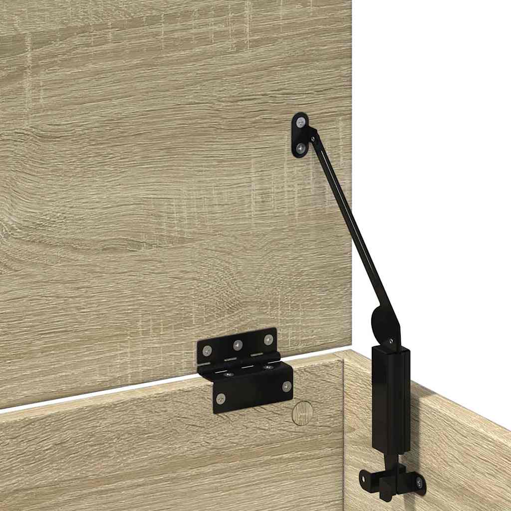 Aufbewahrungstruhe Weiß 84x42x46 cm Holzwerkstoff