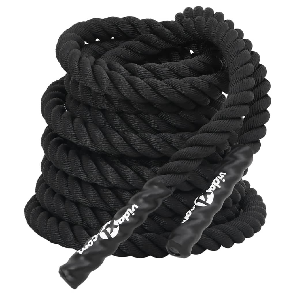 Battle Rope Schwarz 6 m 4,5 kg Polyester